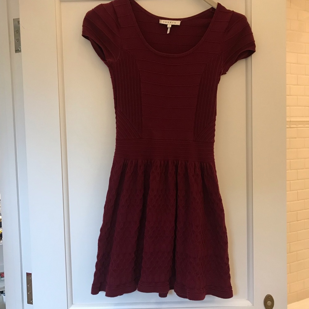SANDRO Knit Dress